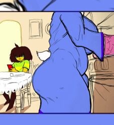 Kris & Toriel Deltarune Rule 34 – Creampie & Lactation Animation