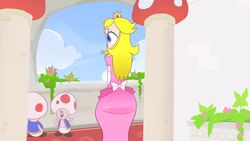 Princess Peach & Toad (Mario) Rule 34 Video – 4 Fingers