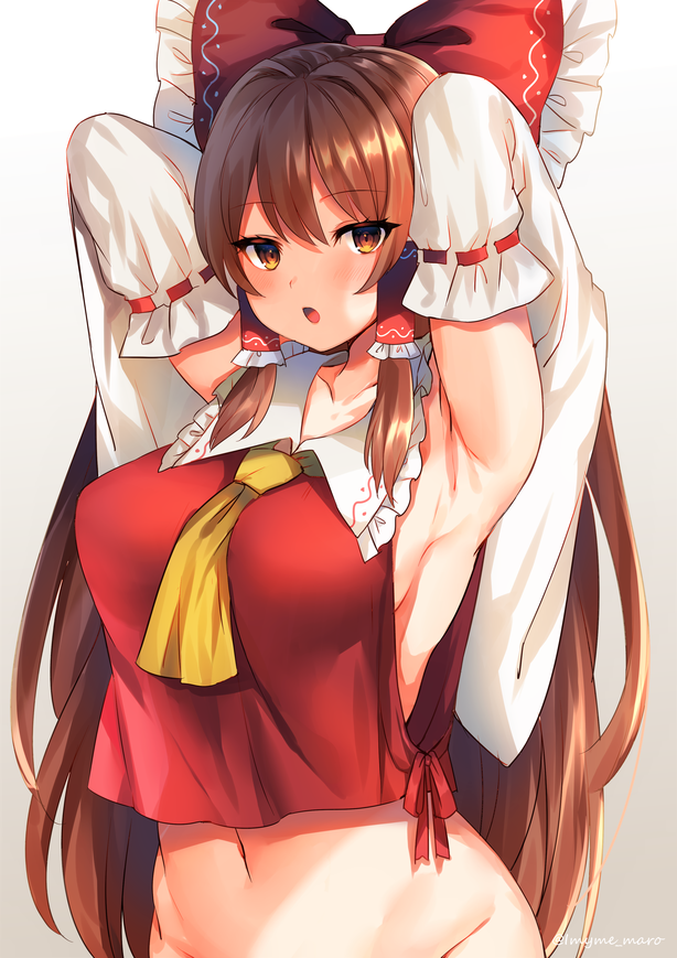 Reimu Hakurei (Touhou) Rule 34 – Amber Eyes