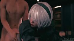 2b & YoRHa 9s Nier: Automata Rule 34 – Creampie 3D Animation #8
