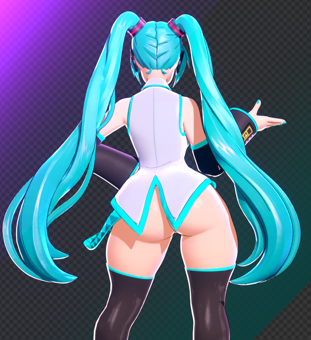 Hatsune Miku (Fortnite) Rule 34 – Ass