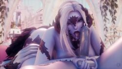 Au Ra & Xaela (Final Fantasy) Rule 34 Video – 69 Position