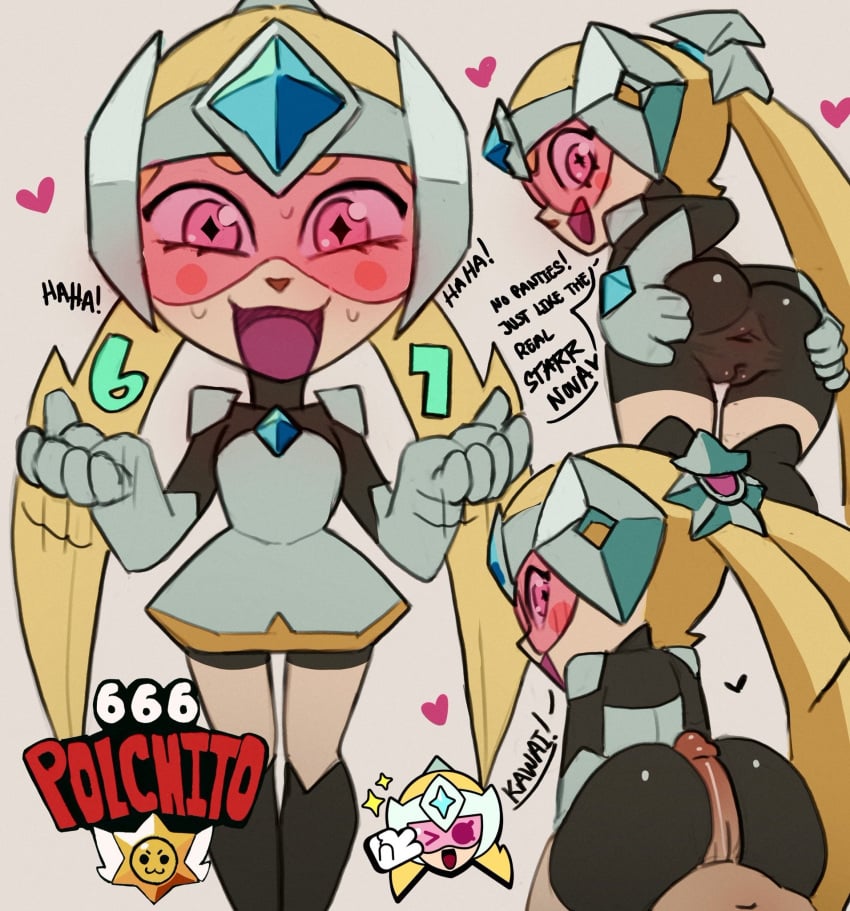 Starr Nova (Brawl Stars) Rule 34 – Anus