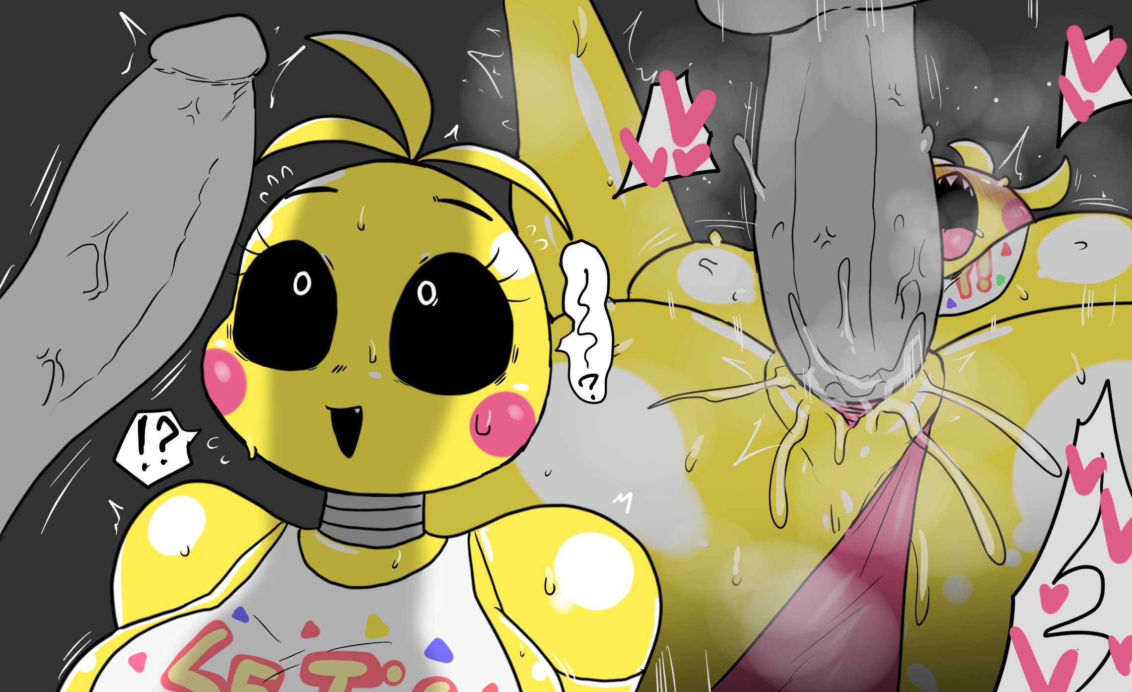 Chica (Five Nights At Freddy's) hentai artwork