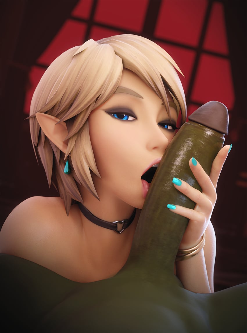 Ganondorf & Link (Hyrule Warriors) Rule 34 – Blonde Hair