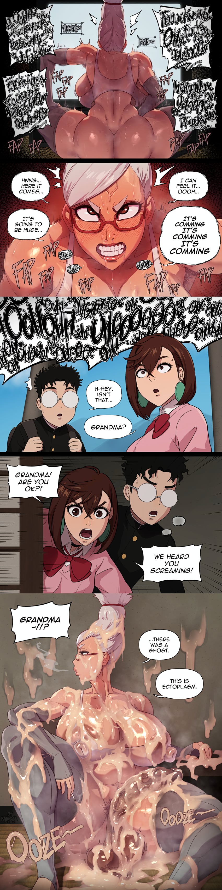 Ayase Momo & Ayase Seiko (Dandadan) Rule 34 – After Masturbation