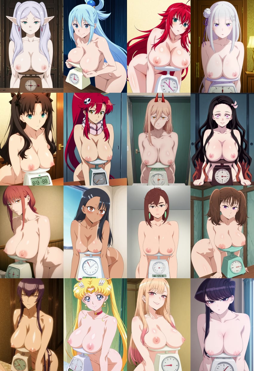 Frieren & Makima Sousou no Frieren Rule 34 – Big Tits AI Pic