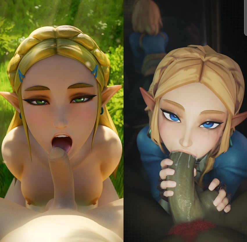 Ganondorf & Link (Breath Of The Wild) Rule 34 – Blonde Hair