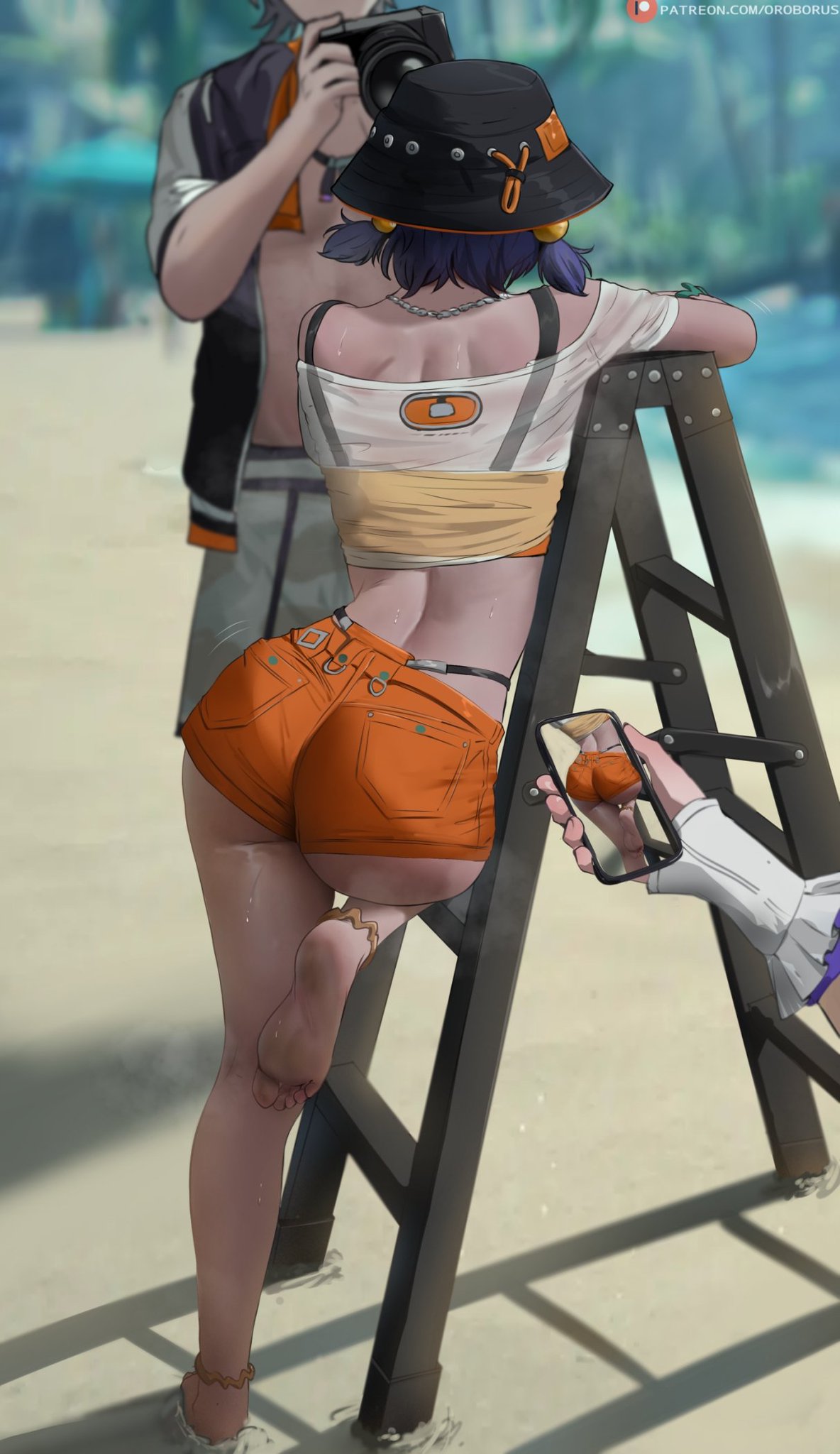 Wise & Belle Zenless Zone Zero Rule 34 – From Behind & Bikini Pic