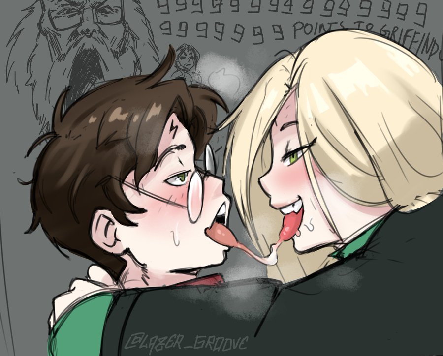 Draco Malfoy Harry Potter Rule 34 – Kissing Hentai Pic