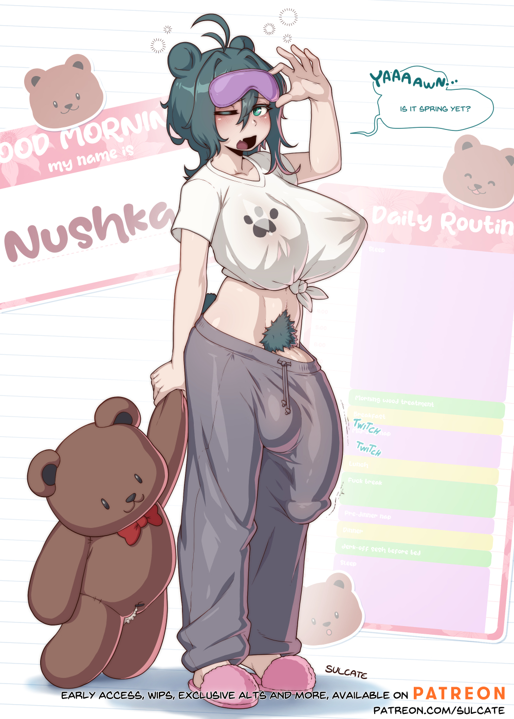 Hentai Rule 34 Pic – Futanari & Sleep Mask by Sulcate