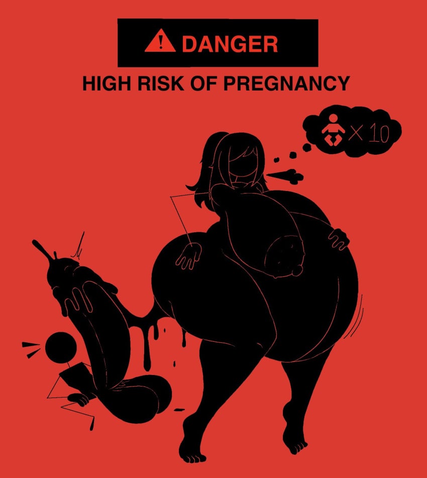 Warning Sign Person Rule 34 – Ass