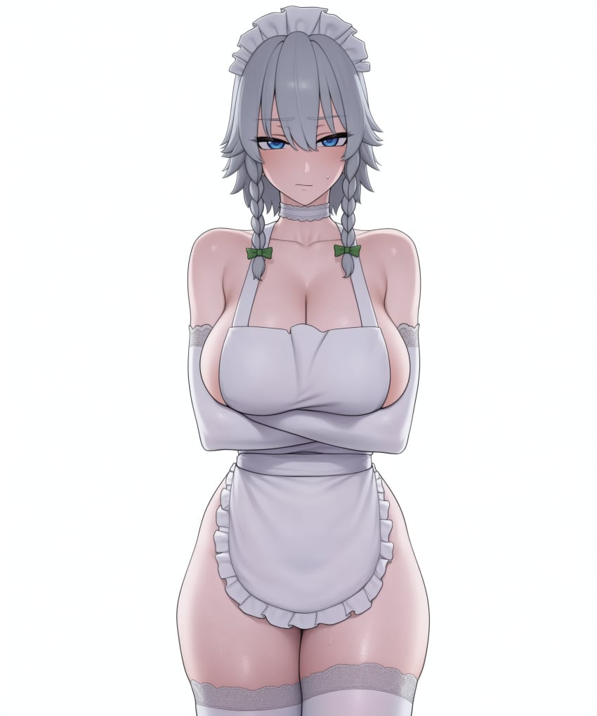 Izayoi Sakuya & Sakuya Izayoi (Touhou) Rule 34
