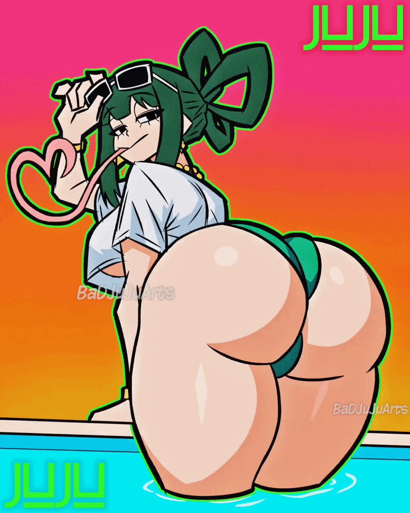 Tsuyu Asui (Boku No Hero Academia) Rule 34 GIF