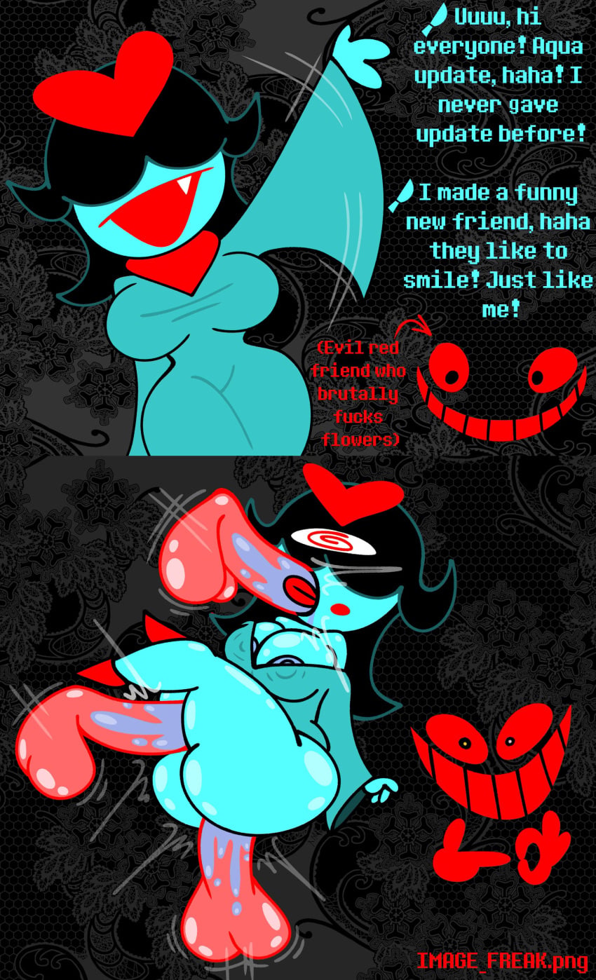 Aqua & Friend (Deltarune) Rule 34 – Anal