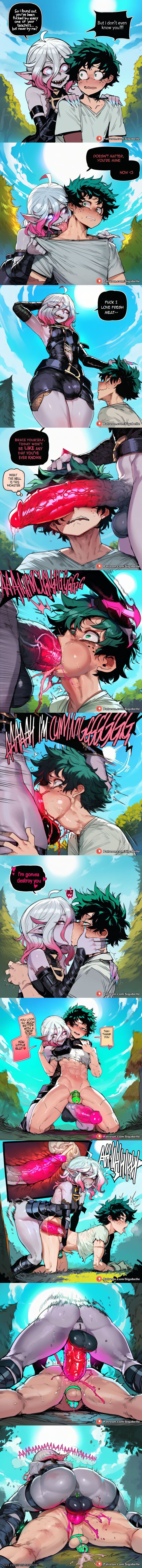Briar & Deku (Boku No Hero Academia) Rule 34 – Anal