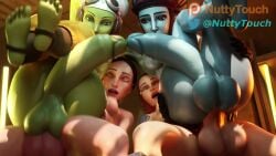 Aayla Secura & Bo-katan Kryze (Clone Wars) Rule 34 Video