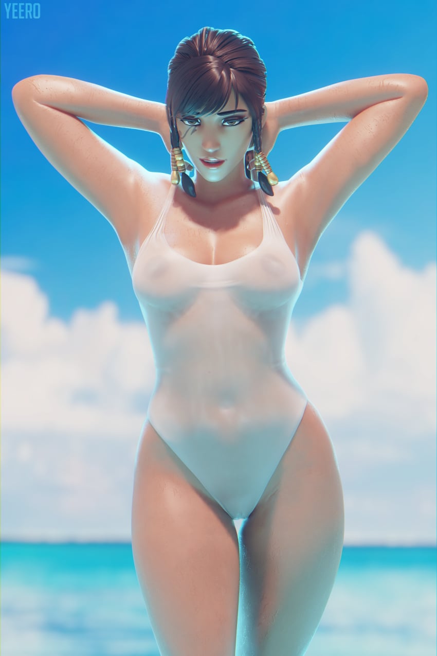 Lifeguard Pharah & Pharah (Blizzard Entertainment) Rule 34