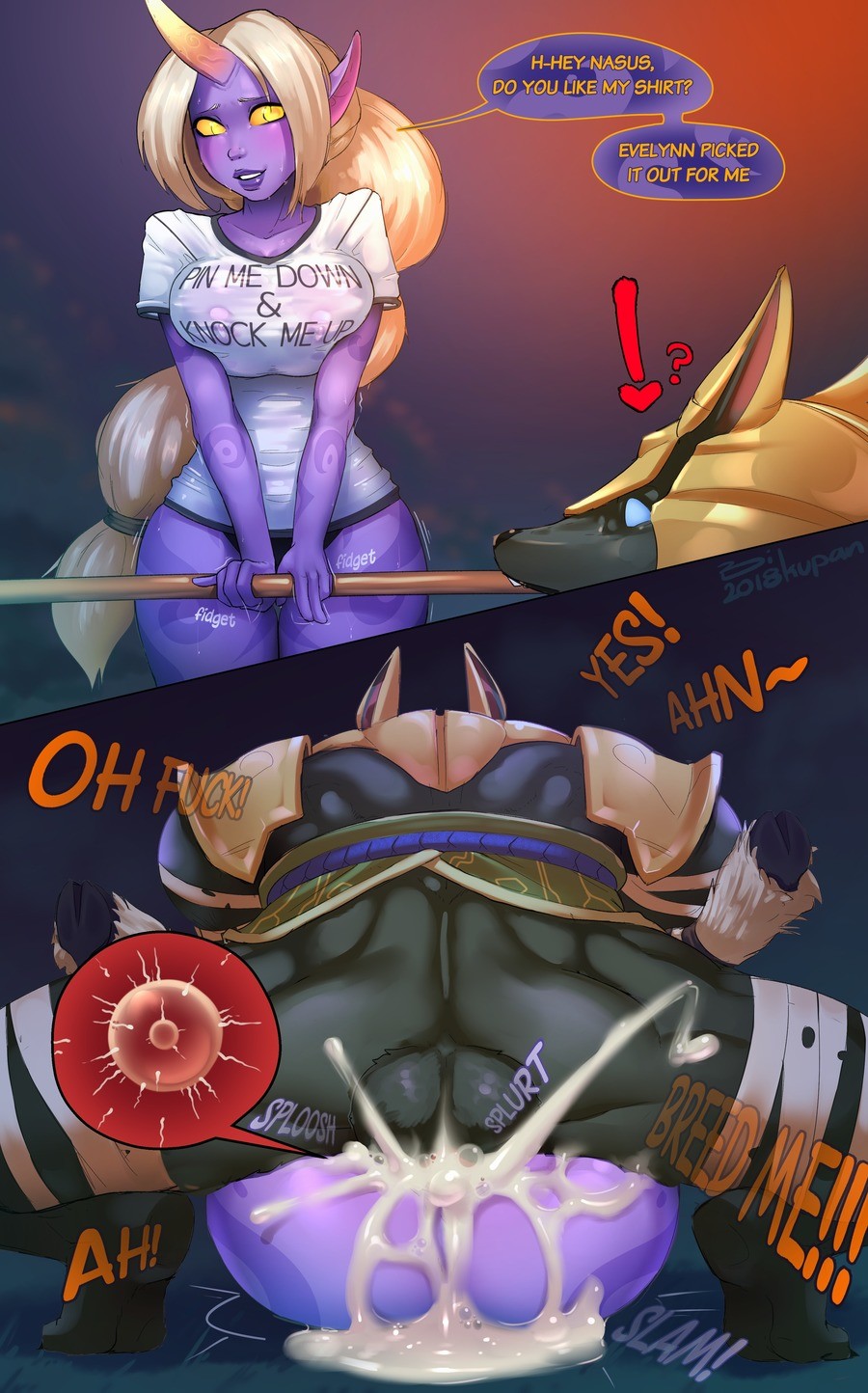 Nasus & Soraka (League Of Legends) Rule 34 – Anthro