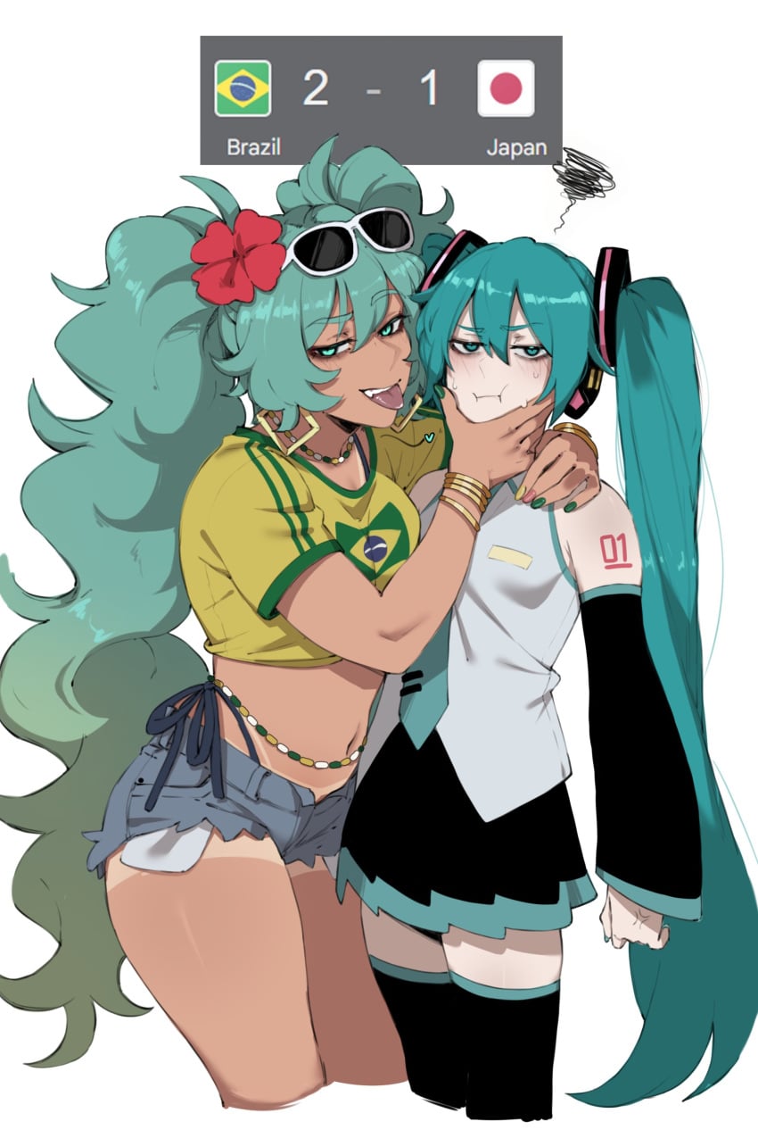 Brazilian Miku & Hatsune Miku (Vocaloid) Rule 34