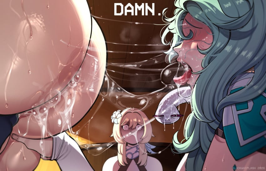 Aether & Baizhu (Genshin Impact) Rule 34 – Big Ass