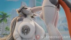 Loona & Aak Helluva Boss Rule 34 – Deepthroat 3D Animation