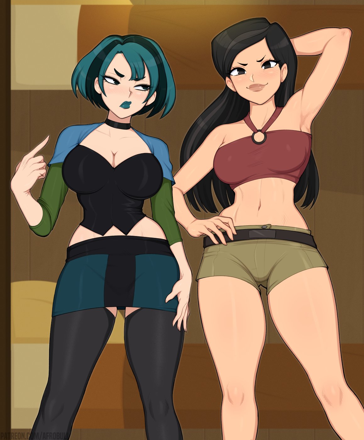 Gwen & Heather (Cartoon Network) Rule 34 – 5 Fingers
