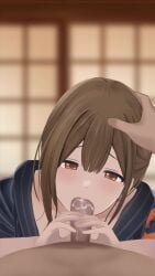 Kuwayama Chiyuki (Idolmaster) Rule 34 Video – Between Breasts