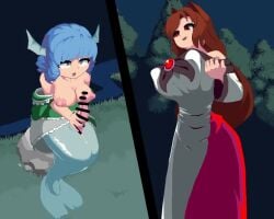 Kagerou Imaizumi & Wakasagihime (Touhou) Rule 34 Video