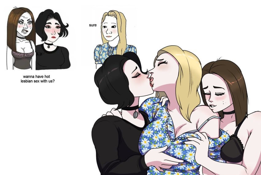 Doomer Girl & Mommy E-thot (Wojak Comics) Rule 34