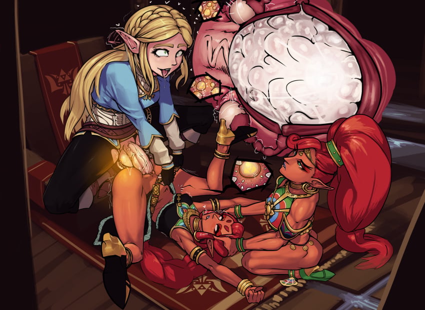Gerudo & Princess Zelda (Breath Of The Wild) Rule 34
