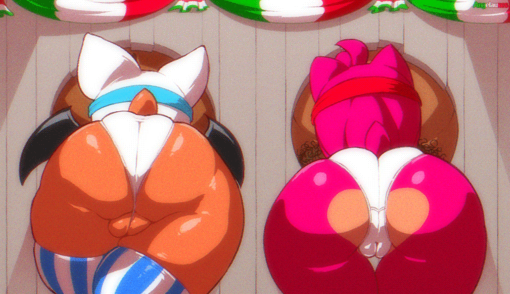 Amy Rose & Rouge The Bat (Sega) Rule 34 GIF – Anthro