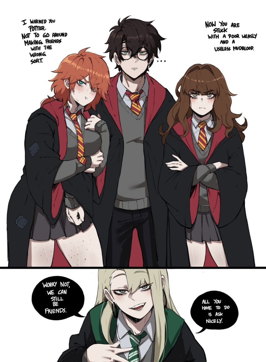 Draco Malfoy Harry Potter Rule 34 – Big Tits & Redhead Hentai Pic