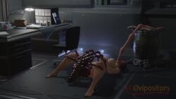 Black Widow & Facehugger (Alien) Rule 34 Video