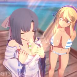 Katsuragi & Yumi (Marvelous) Rule 34 Video – Blonde Hair
