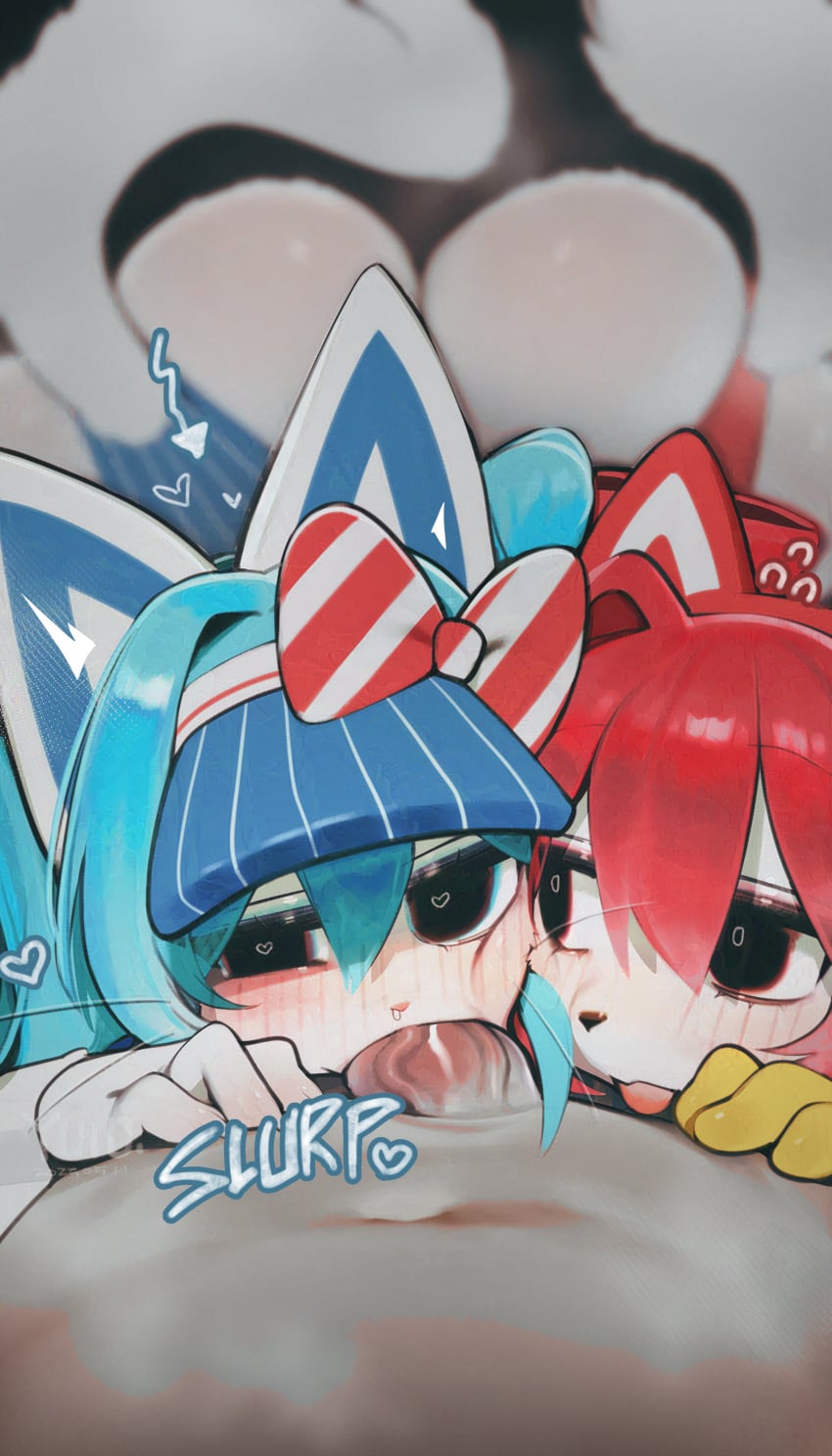 Catsune Miku & Hatsune Miku (Mesmerizer) Rule 34