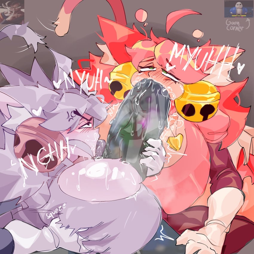 Mad Dummy & Mad Mew Mew (Deltarune) Rule 34 – Angry Expression