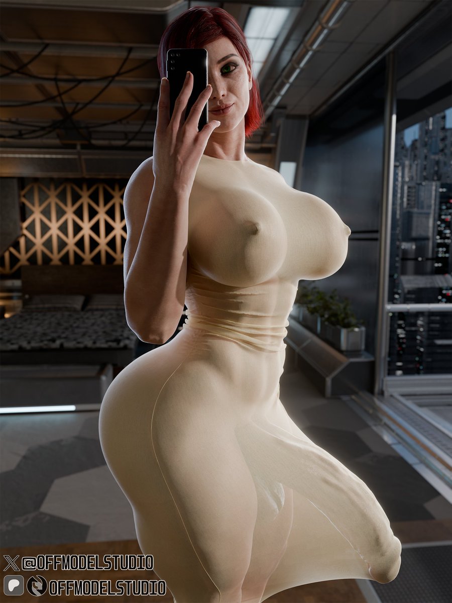 Femshep (Mass Effect) hentai artwork