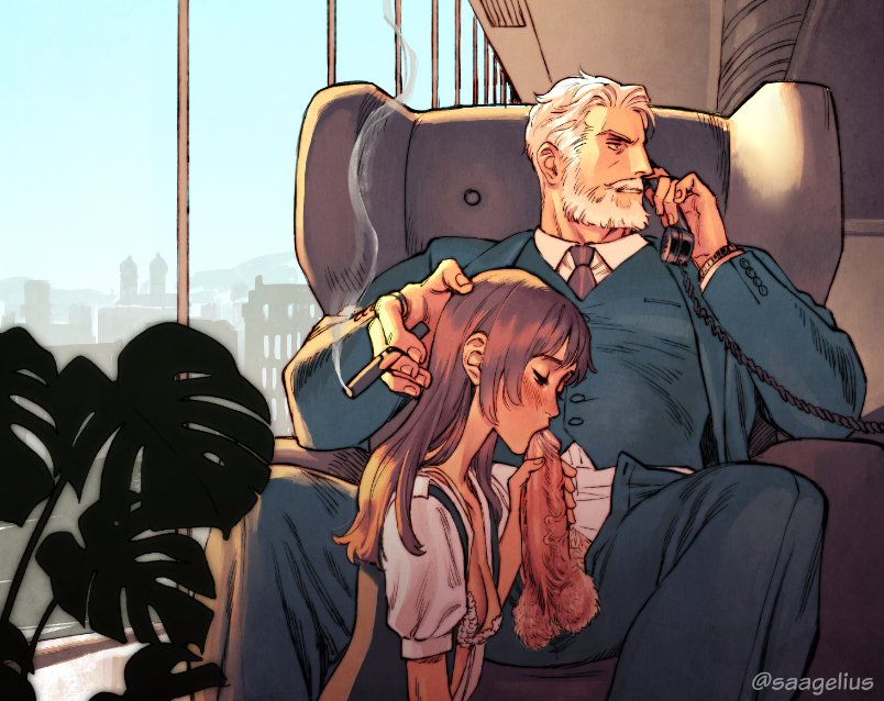 Chloe & Jean (Original) Rule 34 – Age Difference