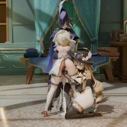 Clorinde & Lumine (Genshin Impact) Rule 34 Video