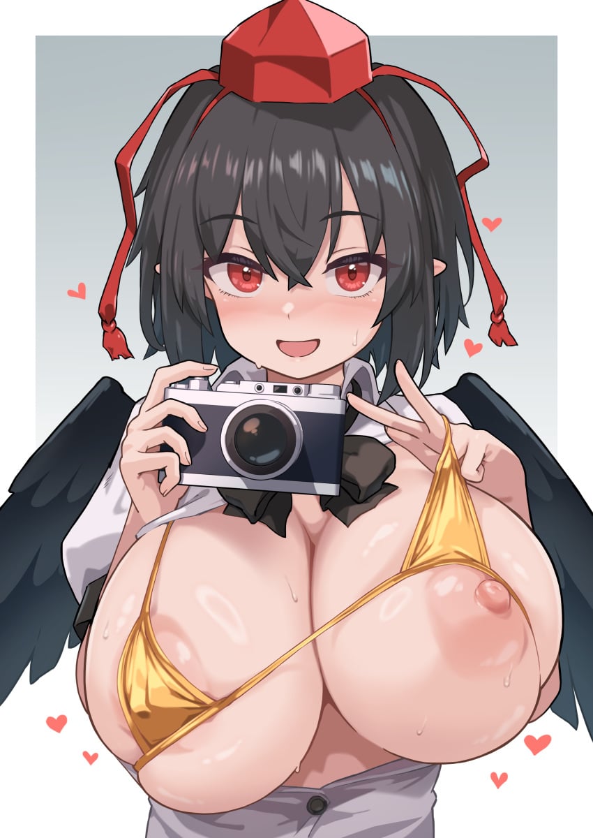 Shameimaru Aya (Touhou) Rule 34 – Blush