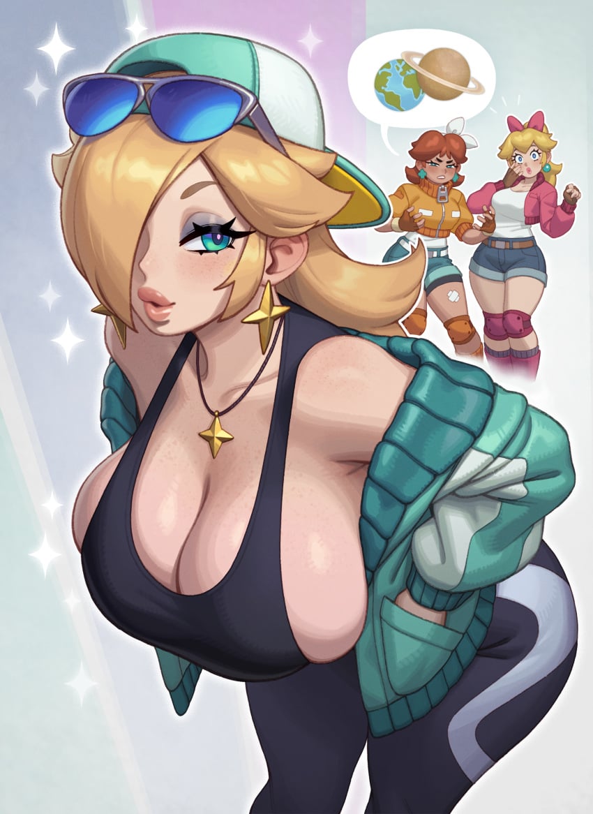 Princess Daisy & Princess Peach (Mario) Rule 34