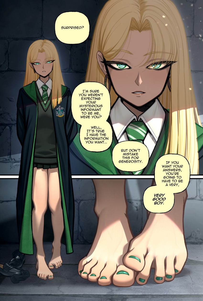 Draco Malfoy Wizarding World Rule 34 – Feet Hentai Pic