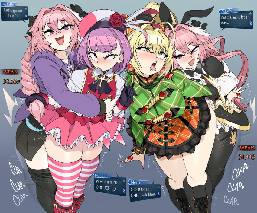 Astolfo & Astolfo (saber) (Fate/grand Order) Rule 34