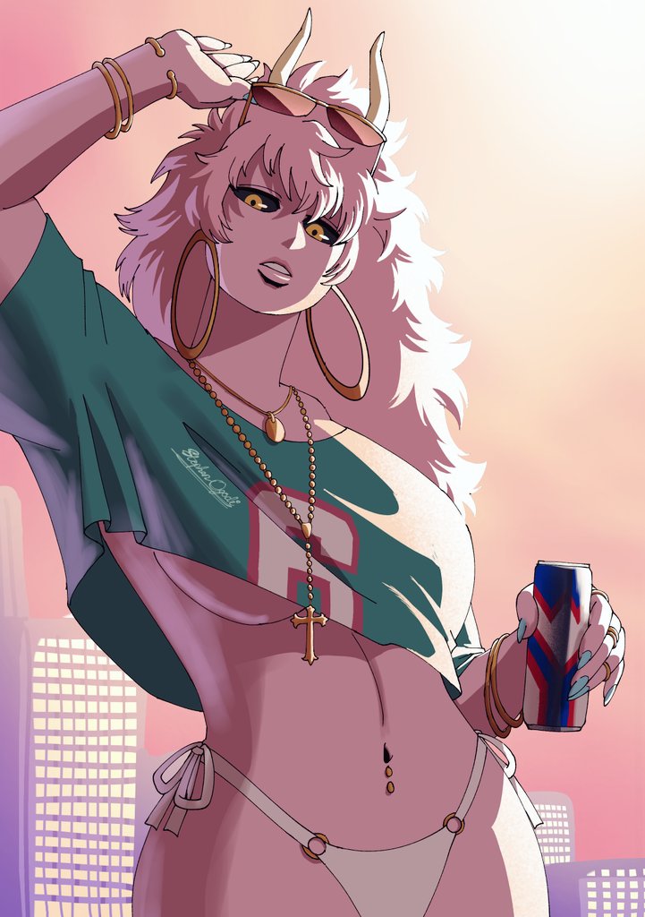Ashido Mina & Ashido Mina Time-skip (Boku No Hero Academia) Rule 34