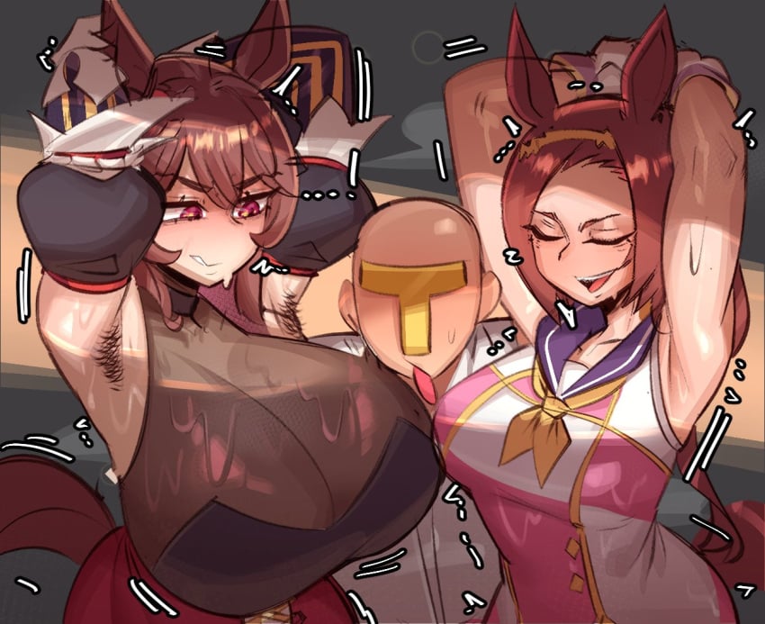 Gentildonna & Sakura Bakushin O (Umamusume) Rule 34