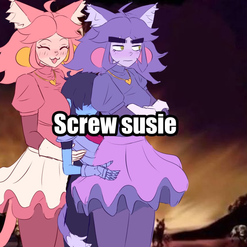 Kris & Mad Mew Mew (Deltarune) Rule 34 – 1nonbinary