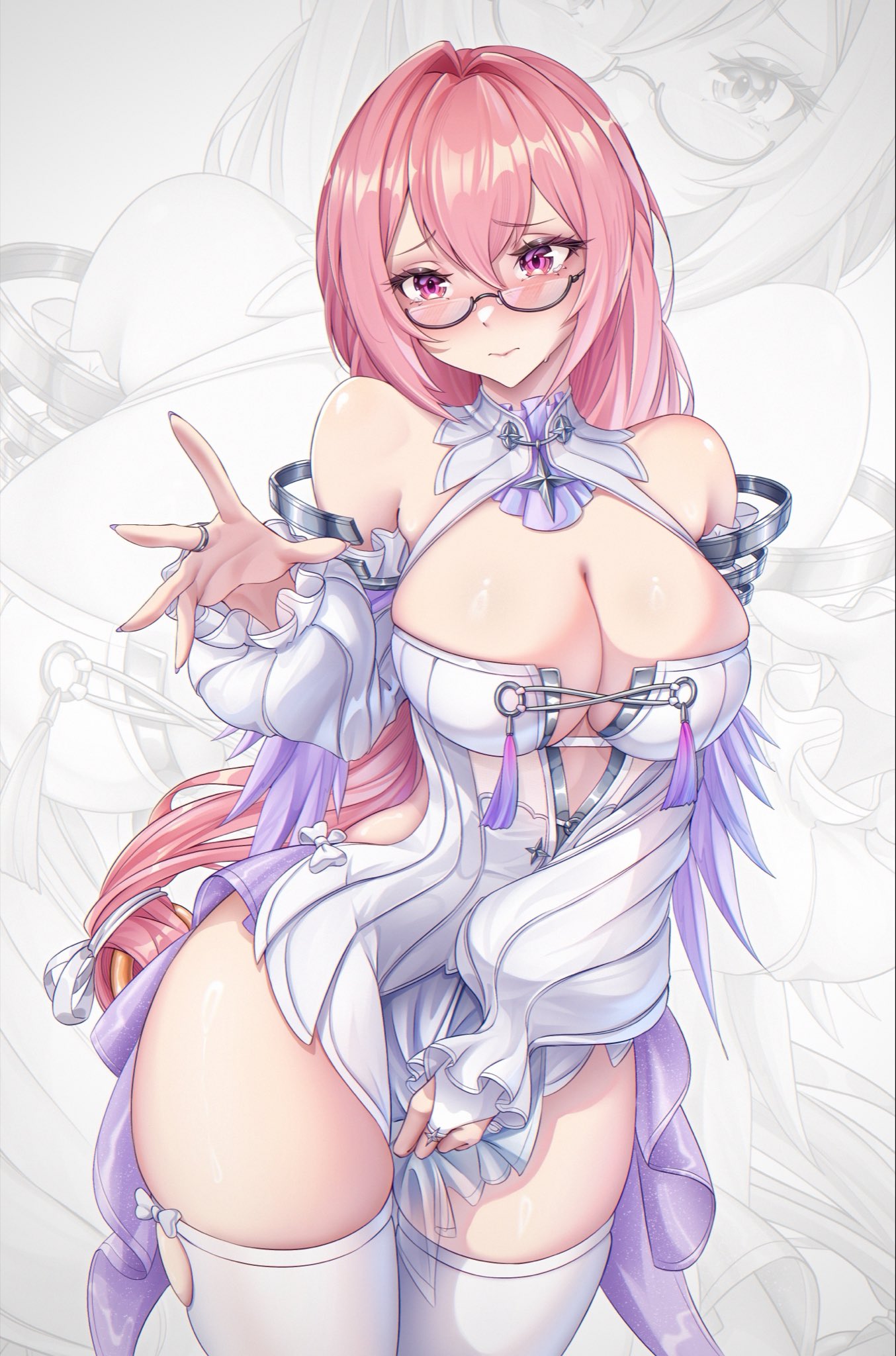 Tsukishiro Yanagi (Zenless Zone Zero) Rule 34 – Bare Shoulders
