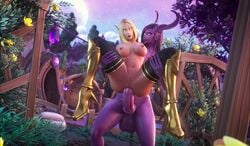Blood Elf & Draenei (Blizzard Entertainment) Rule 34 Video