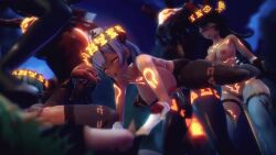 Aether & Amber (Genshin Impact) Rule 34 Video – Ahe Gao